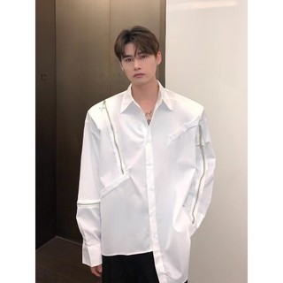 Áo Sơ Mi Nam Phong Cách Hàn Quốc Thiết Kế Thường Ngày Chất Lượng Cao Rời Áo Sơ Mi Màu Trơn Đẹp Trai Hợp Thời Trang Áo Khoác Dài Tay