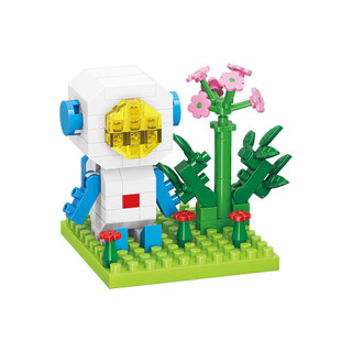 Câu đố đồ chơi lắp ráp hạt nhỏ Spaceman