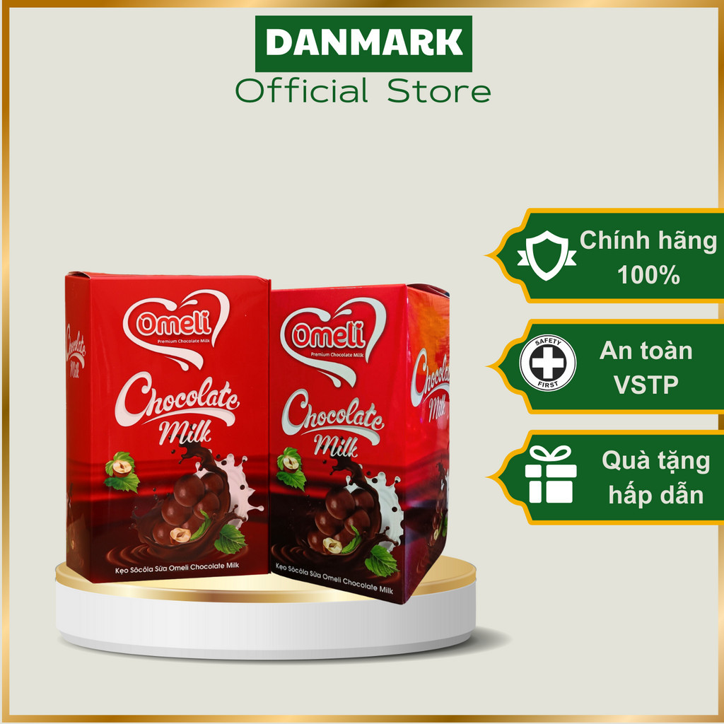 Kẹo Socola Chocolate Milk Omeli Hộp Giấy 138g,230g