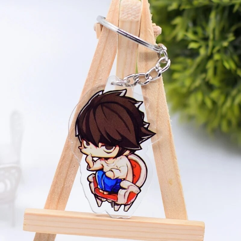 Móc khóa Death Note Quyển sổ tử thần Ryuk L Anime DBS1P Yagami Raito Phụ kiện trang trí túi xách Bal
