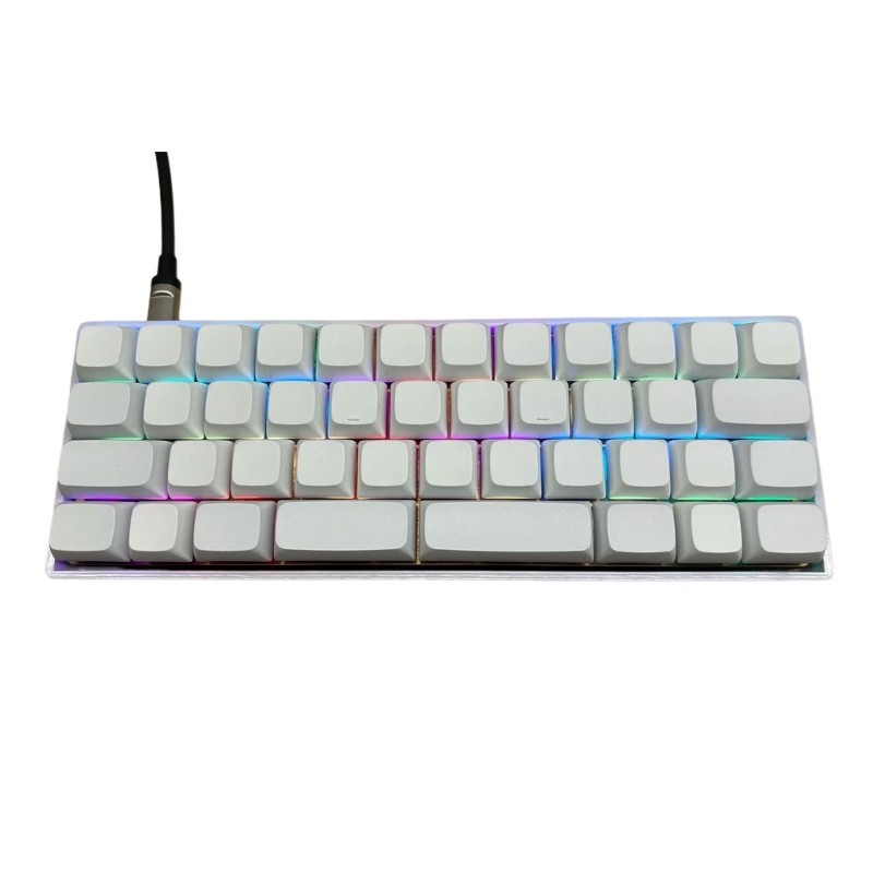 Đường 61 Miếng PBT Trống Keycap XDA Hồ Sơ Chơi Game Keycap DIY Nút Chìa Khóa Keycap