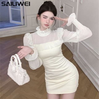 SAILIWEI váy Đầm váy nữ body đầm Fashion Phong cách Thể thao INS WLQ2430HYI 12Z240319