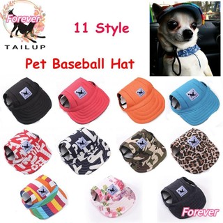 Mũ Lưỡi Trai Bằng Vải Cotton Canvas Thời Trang Dễ Thương Cho Cún Cưng