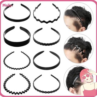 Cài tóc gợn sóng màu đen chống trượt thời trang cho nam và nữ