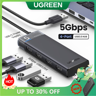 Hub chia mở rộng UGREEN 4 cổng USB-C USB-A 3.0 5Gbps tốc độ cao thích hợp cho Macbook/Mac Pro/bàn phím/chuột/máy in