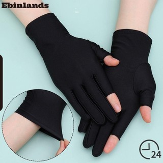 Găng tay Spandex mỏng EBINLANDS Nam / Nữ Chống nắng Găng tay lái xe co giãn ngắn