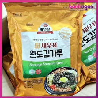 400g rong biển hàn quốc sợi wando, haenong lá kim vụn ăn liền
