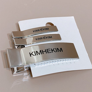 Ngọt Ngào Mát Tóc Kim Chữ Bạc Nổ Cạnh Kẹp Một Từ Cặp Kẹp Đơn Giản Lớn Kẹp Tóc Vịt Hóa Đơn Kẹp