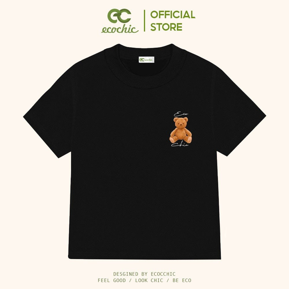 （Nóng bỏng） Áo Phông Baby Tee ECOCHIC SIMPLE TED Local Brand  Unisex Form Ôm Premium Cotton 100% F90