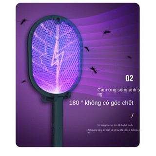 Điện Muỗi Swatter Electric Shock Dual-use Mosquito Killer Swatter USB Mosquito Killer Re