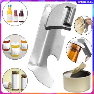 Dụng cụ mở hộp đa chức năng bằng thép không gỉ, Dụng cụ mở hộp cắm trại, Dụng cụ mở nắp chai Mini gấp, Dụng cụ mở hộp kiểu dáng