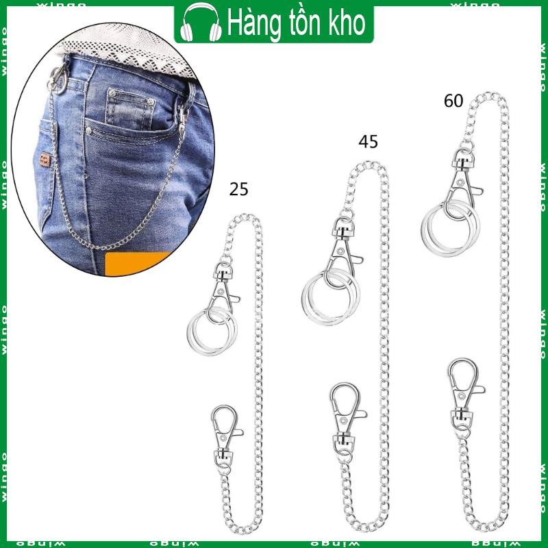 Win Pocket Chain có móc khóa cho quần Thắt lưng Jeans Biker Skull Wallet Chain Cool