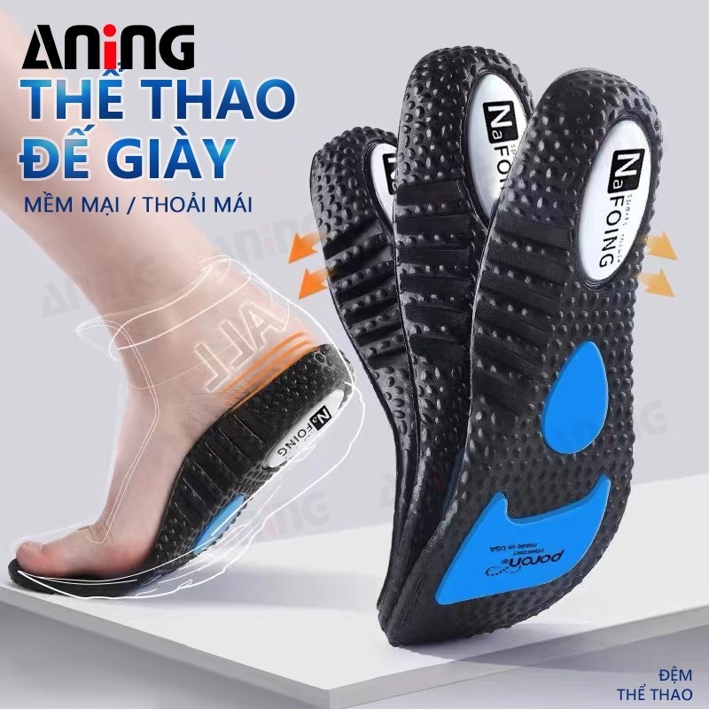 Đế Lót Giày Thể Thao Đàn Hồi Cao Giảm Chấn chống sốc Đệm Khí Mềm Mại Phù Hợp Cho Giày Chạy Bộ Và Bón