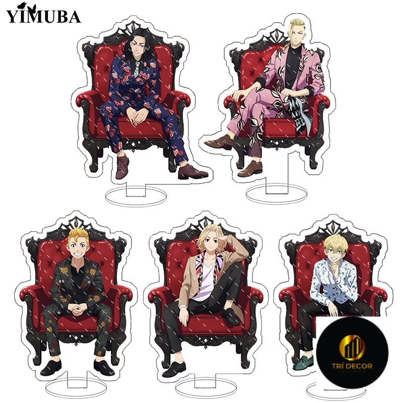Mô hình Standee Tokyo Revengers Acrylic Mikey Draken Izana Kurokawa Mitsuya Hanma Kakucho
