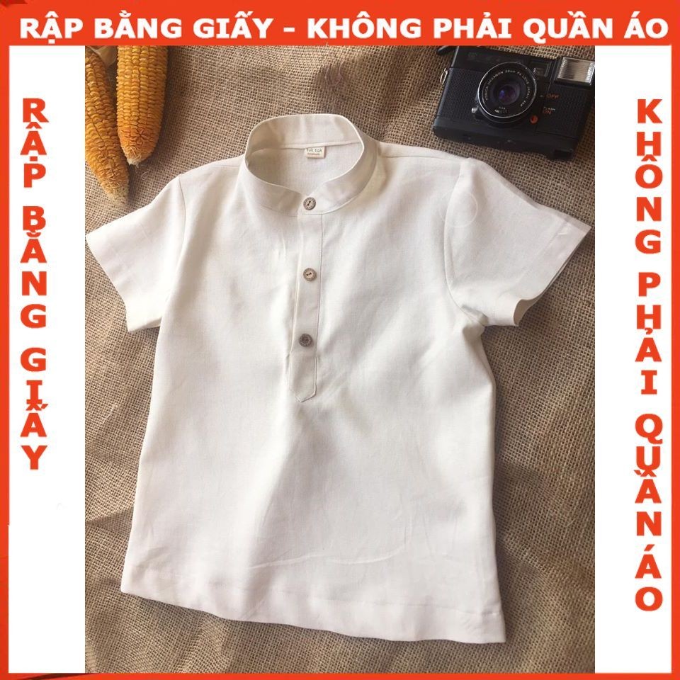 Rập giấy A0 áo sơ mi bé trai mã B06