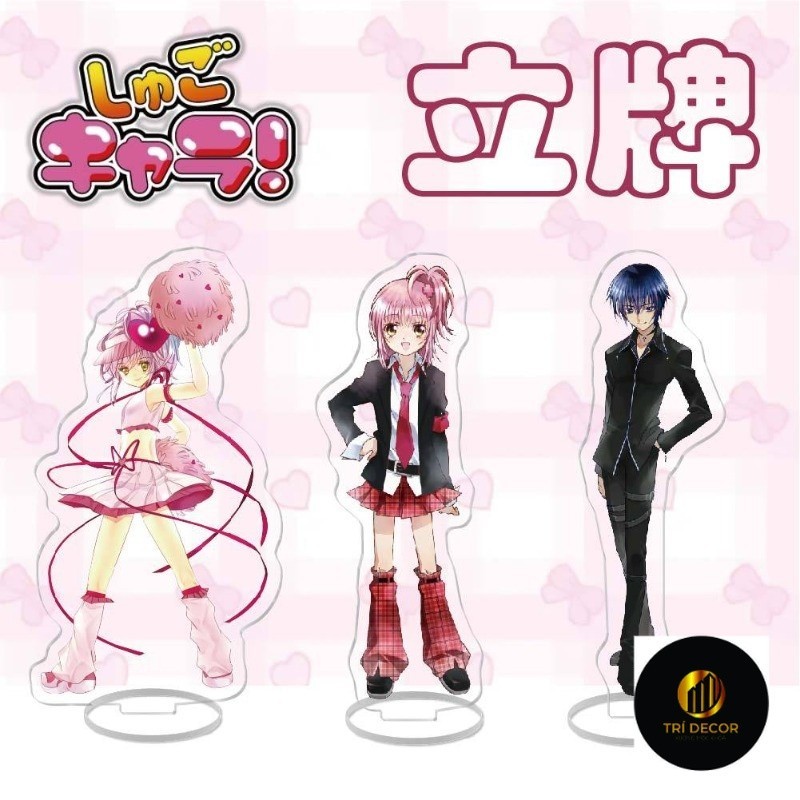Shugo chara Đồ trang trí Nhân Vật hinamori amu tsukiyomi ikuto hoshina utau Bằng acrylic Trưng Bày