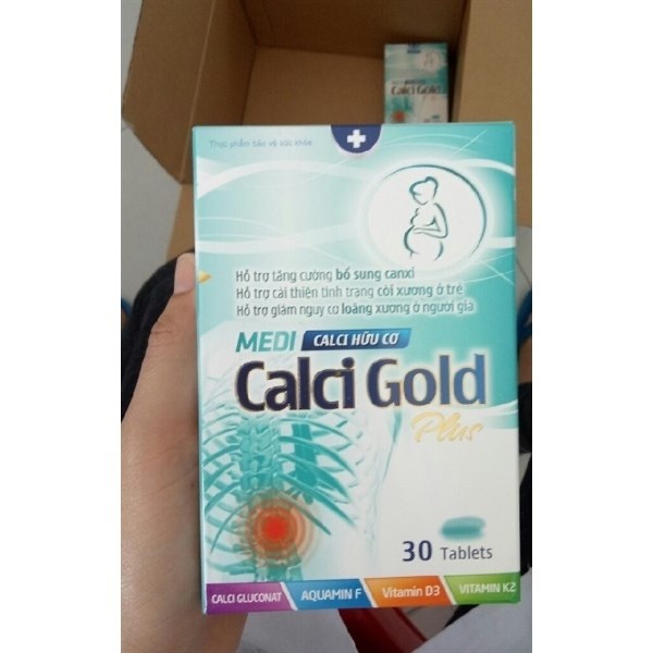 Calci hữu cơ Calci Gold plus H/30V