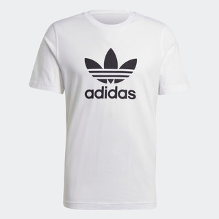 adidas Phong cách sống Áo thun Ba Lá Classics Adicolor Nam trắng GN3463