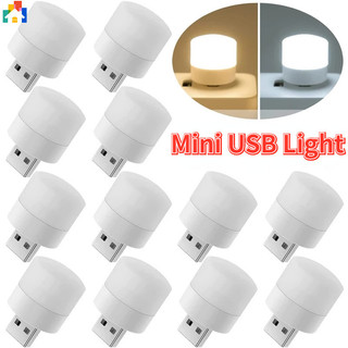 1 Mini USB Đèn Ngủ Siêu Sáng Bảo Vệ Mắt Đèn LED Sách Cắm Máy Tính Điện Di Động Sạc Sách Đèn