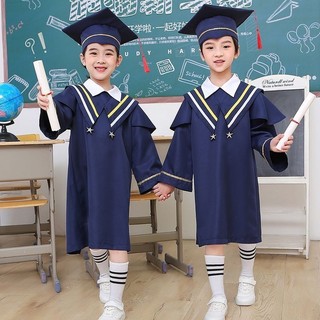 Áo choàng trẻ em Bác Sĩ Bằng Mẫu Giáo Mùa Tốt Nghiệp Quần Áo Quần Áo Học Sinh Chụp Ảnh Mới Lớp Cao Cấp Trường Tiểu Học Và Trung Học Sinh Tốt Nghiệp Đầm