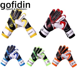 Gofidin găng tay bóng đá cao su dày, găng tay thủ môn chuyên nghiệp chống trơn trượt, chống thấm nước chống mài mòn bảo vệ ngón tay găng tay bóng đá thanh niên