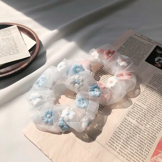Băng đô buộc tóc hoa lưới phong cách Hàn Quốc Băng đô co giãn đơn giản dành cho nữ