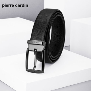  Thắt lưng nam cao cấp Pierre Cardin J1A826J-161102A2 chính hãng dây nịt nam đục lỗ da thật màu đen sang trọng 