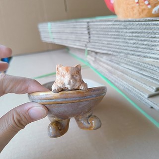 [LƯU Ý MÔ TẢ] Khay xà bông gốm sứ decor 3D