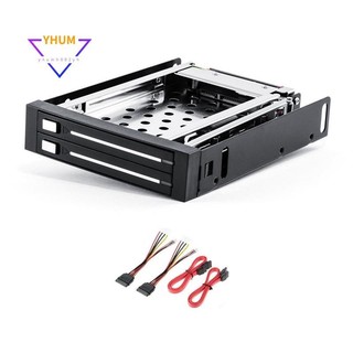 2.5 inch ssd hdd bao khay 2-bay ổ đĩa sata floppy ổ đĩa cứng vỏ hộp khai thác