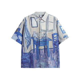 Áo sơ mi họa tiết | inf oversized print cuban shirt 9125s24 | 3t streetwear