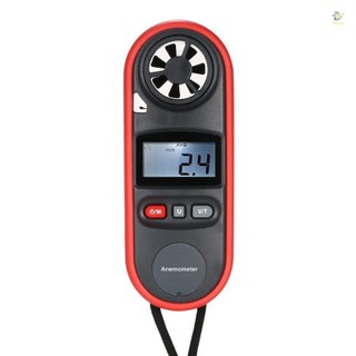 Máy đo tốc độ kỹ thuật số Mini Cân Beaufort IP67 Nhiệt kế cầm tay Anemometro bỏ túi Đồng hồ đo tốc độ gió Vận tốc không khí Tốc độ gió Báo lạnh Đồng hồ đo Đèn nền LCD