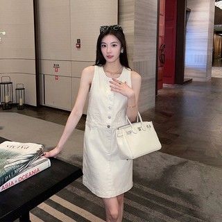 Đầm Dài Đầm Mùa Hè Đầm Nữ Không Tay Đầm Phong Cách Hàn Quốc
