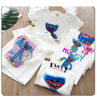 ÁO THUN UNISEX Huggy Wuggy TShirt Poppy PHÔNG NAM NỮ GIA ĐÌNH CẶP ĐÔI CÓ SIZE TRẺ EM CHO BÉ TRAI GÁI