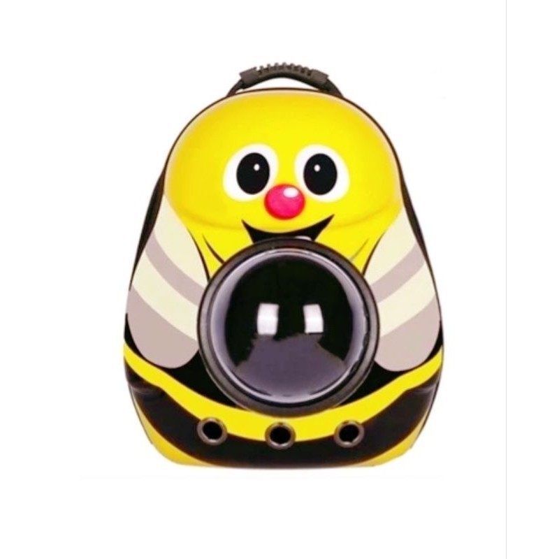 🐱Balo Đựng Mèo, Chó, Balo Hình Ong Vàng Phi Hành Gia Nhựa Dẻo, Balo Vận Chuyển Thú Cưng🐶
