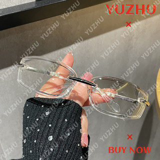 (Yuzhu) Kính râm màu kẹo phong cách INS dành cho nữ Kính râm mảnh đại dương không vành vuông