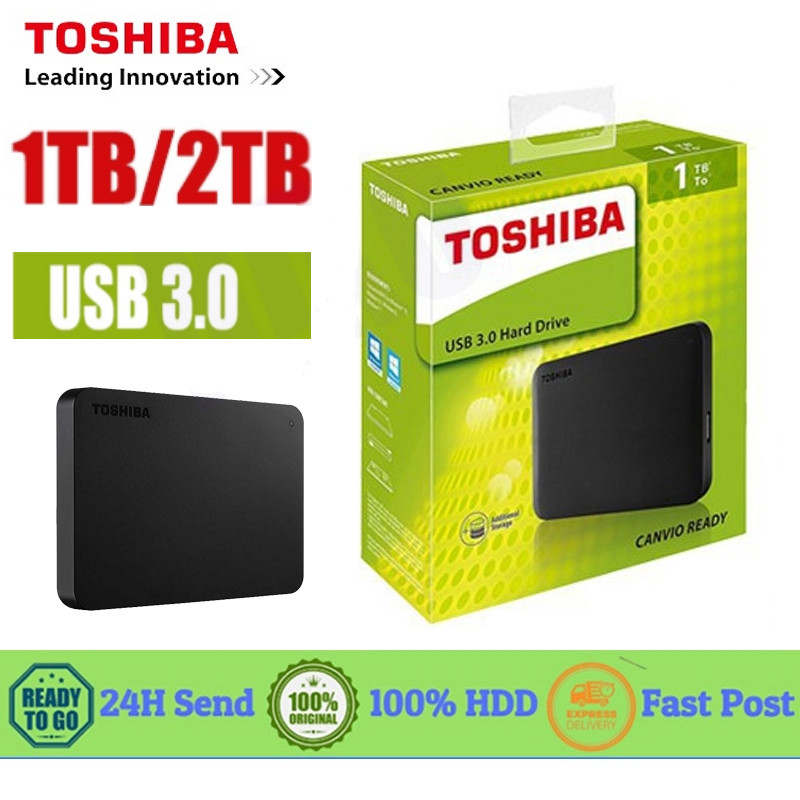 Ổ cứng Toshiba 1TB / 2TB / 4TB di động gắn ngoài ổ cứng USB3.0 2,5 inch HDD