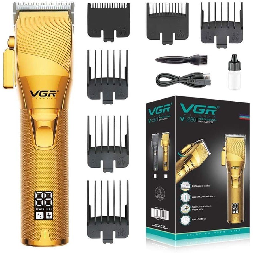 Tông Đơ Cắt Tóc VGR Cho Nam - Tông Đơ Cắt Tóc Chuyên Nghiệp Cho Thợ Cắt Tóc - Tông Đơ Không Dây - Đơ