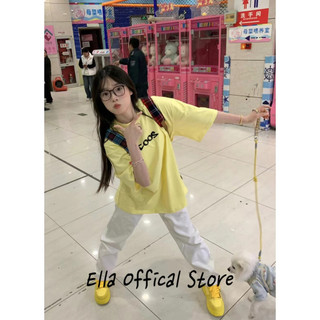 Ella Store áo phông áo thun nữ croptop baby tee Minimalist Thể thao Cute Comfortable WTX2430I3X 12Z240320
