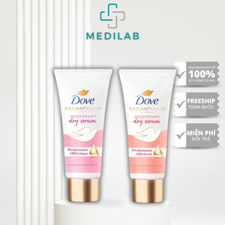 Kem Khử Mùi Dove Tinh Chất Serum Bright - Care Deodorant Serum 3% Niacinamide Collagen Vitamin C E