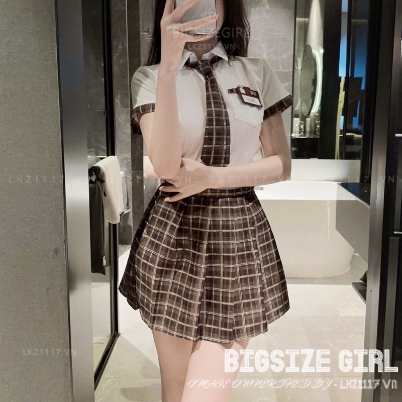 Set Váy Ngủ Sexy Cosplay Học Sinh Thủy Thủ Bigsize Đồ Ngủ Sexy Cosplay Nữ Sinh Anime Nhật Bản Gợi Cảm quyến rũ