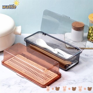 Hộp đựng muỗng đũa nĩa chống bụi bẩn có nắp mở ra tiện lợi nhiều màu sắc