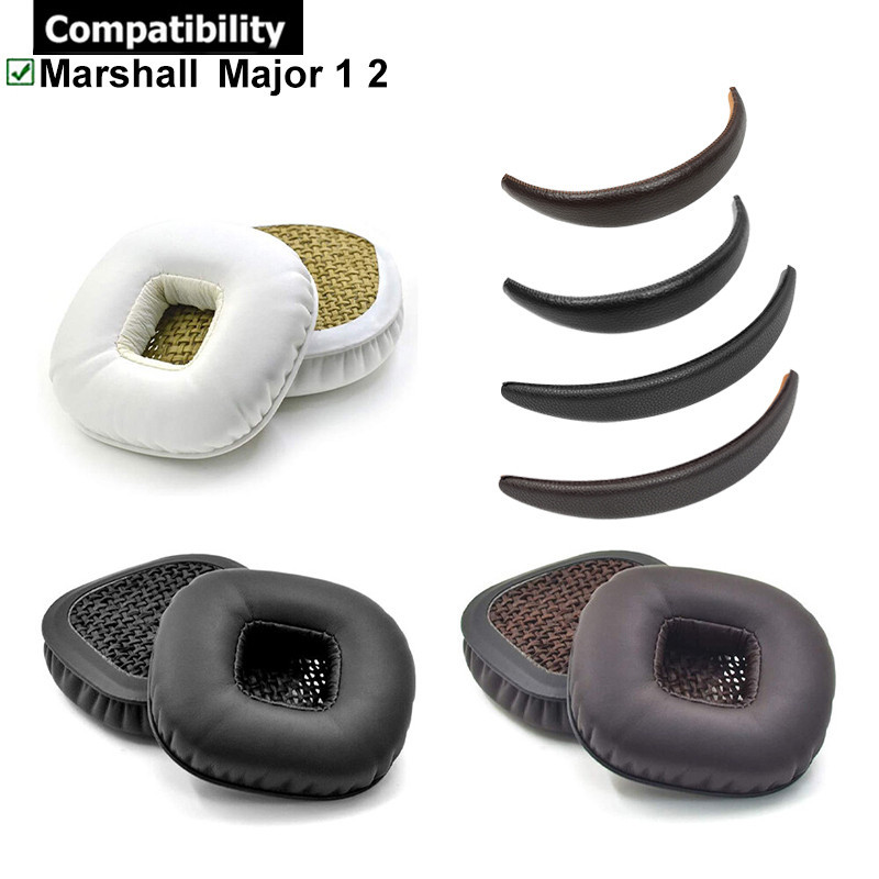 1 Cặp Miếng Lót Tai Cho Marshall Major I II 1 2 Tai Nghe Đệm Tai Nghe Bọt Biển Tai Nghe Bịt Tai