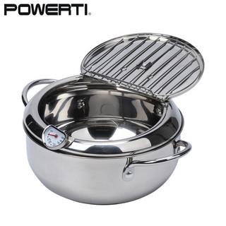 2024!! tempura chảo chiên inox 304 nồi chiên sâu nhỏ cho khoai tây chiên pháp tôm cánh gà tôm