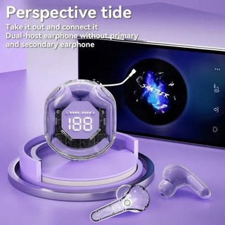 Tai nghe không dây Air39 Tai nghe Bluetooth có đèn RGB tai nghe nhét tai màn hình hiển thị nguồn với tai nghe micbluetooth