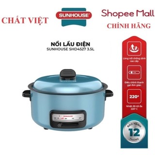 Nồi lẩu điện sunhouse shd4527 3.5 lít