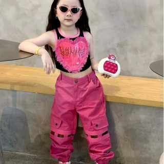 12_30kg_ (form to K trừ hao) Sét  Quần Bom+ ÁO BA LỖ HÌNH TIM Bé Gái