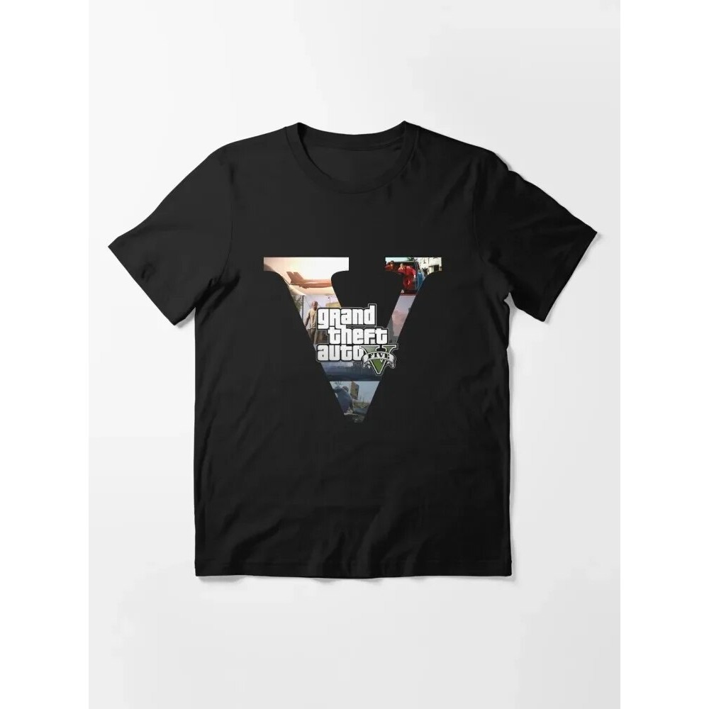 2024 bánh quế cho bạn bè Kaus mobil besar pencurian Auto GTA Game Áo thun terbaru San Andreas Grand 