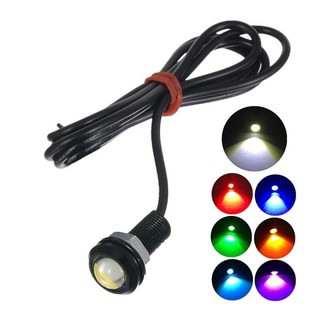 12v 18MM Led Eagle Eye light Cảnh báo ô tô Đèn sương mù DRL Ánh sáng ban ngày Đảo ngược Đèn tín hiệu đỗ xe Bóng đèn công suất cao Đuôi xe máy Đèn Led dự phòng