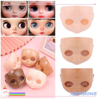 Rainbow đầu búp bê tập trang điểm thay đổi màu sắc diy