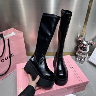 (Hàng QC cao cấp)Giày Bốt Cao Bồi Đế Dày Tăng 5-8cm Da PU Siêu Nhẹ Phong Cách Cá Tính